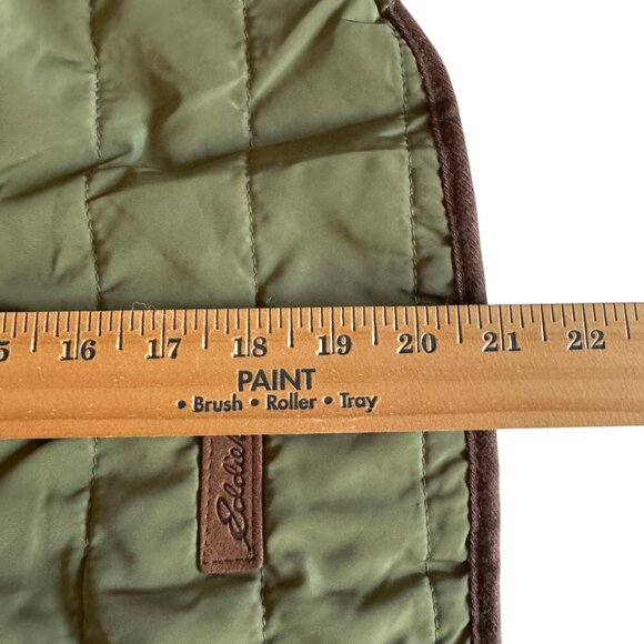 Eddie Bauer Quilted Dog Coat Jacket Sz Large Green New NWT Fall Winter Warmth - Picture 6 of 13
